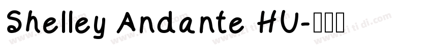 Shelley Andante HU字体转换